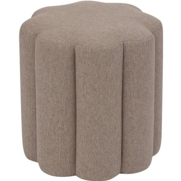 Etninen pouf ATMOSPHERA - Floral beige - Sisustus - 1 paikka - Polyesterikangas