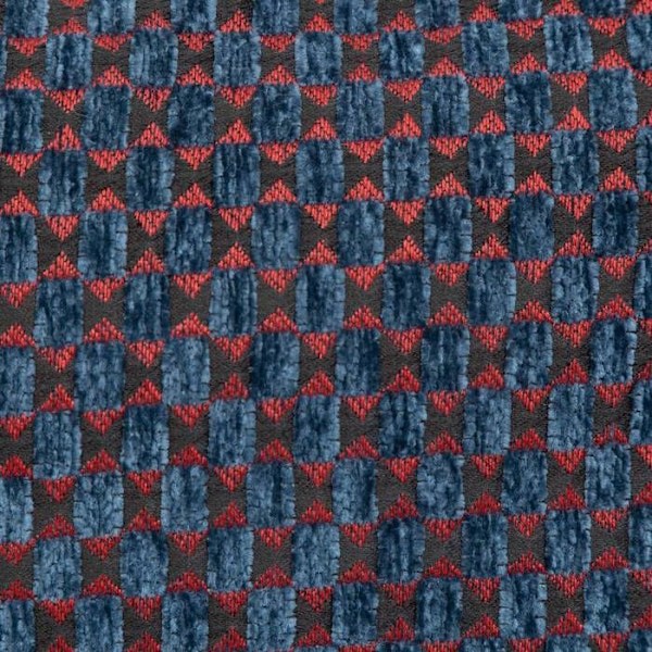 Coussin jacquard Zaika blå ägisk 30x50cm - Atmosphera inredningsdesigner - Blå Mus grå