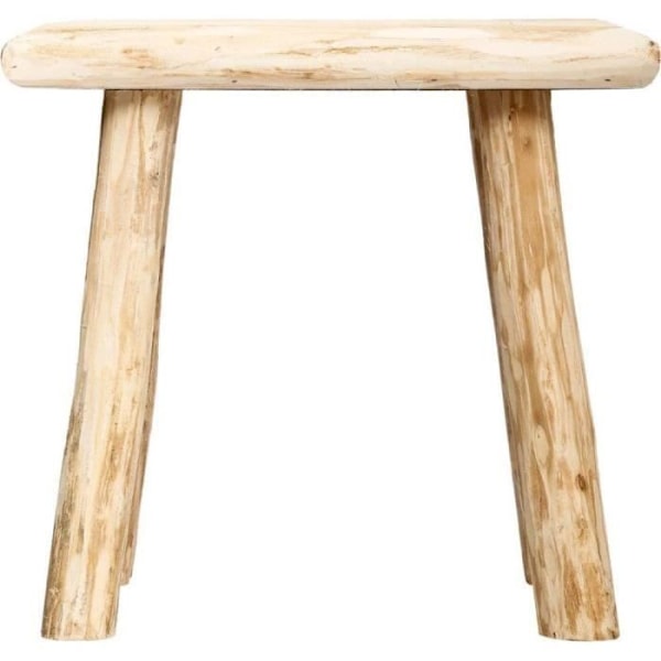 Tabouret Atmosphera Stil Ren Natur Træ Brut - Træagtig -