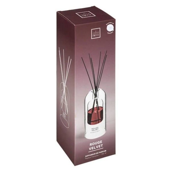 Doftspridare - Atmosphera - Ilan - Körsbär, Viol, Patchouli - 150 ml - Mörkröd Mörkröd