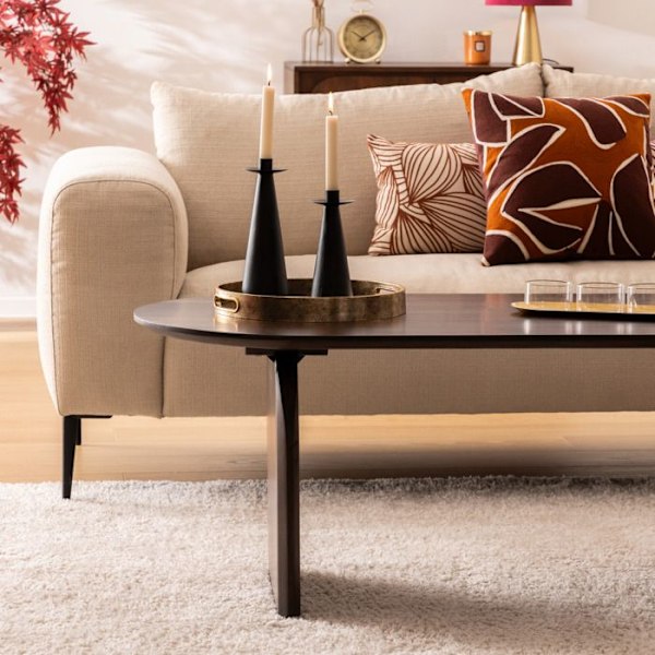 Bordlavet "Isana" 120x60cm brun - Atmosphera indretningsdesigner - Brun kastanj