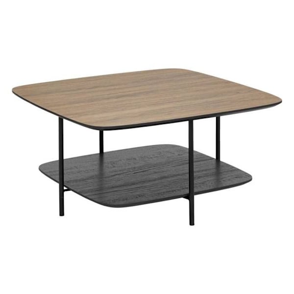 Bordstable 1 hylla "Hodia" svart 75x75x38cm - Atmosphera inredningsdesigner - Svart Svart