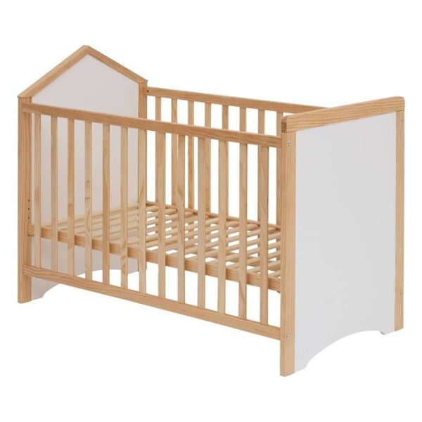 Säng med integrerad madrass "Sama" 60x120cm vit - Atmosphera inredningsdesign - Vit Vit