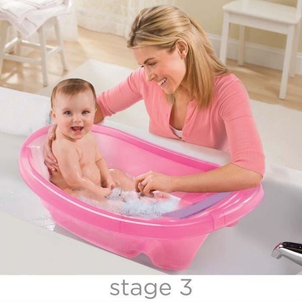 Badkar för nyfödda splis splash rosa Summer infant - Ergonomisk - Blanda Rosa