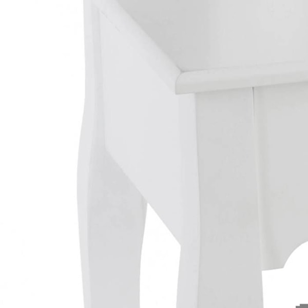 Sminkbord - AC-DÉCO - Aurell - Vit - 1 låda - 3 speglar Vit
