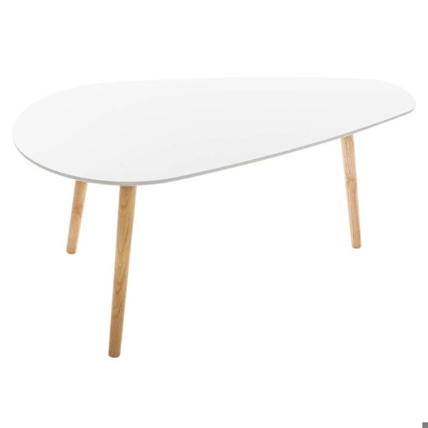 Hvide Mileo S og M caféborde - ATMOSPHERA - Finér - Moderne design Vit