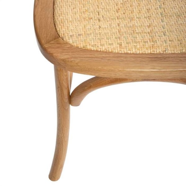 Chaise bistrot design fra fortiden i træ Isak - Brun kastanj
