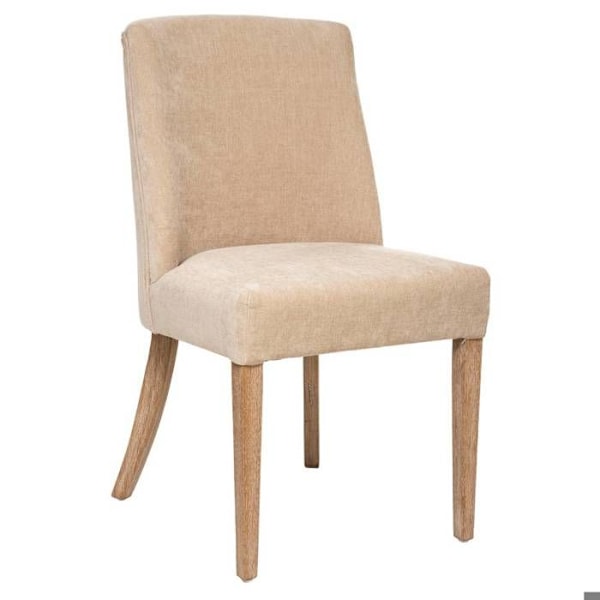 Stoldesign - Livia - Tyg - Beige - Trä - Spånskivor - Etnisk - Annanstans Beige
