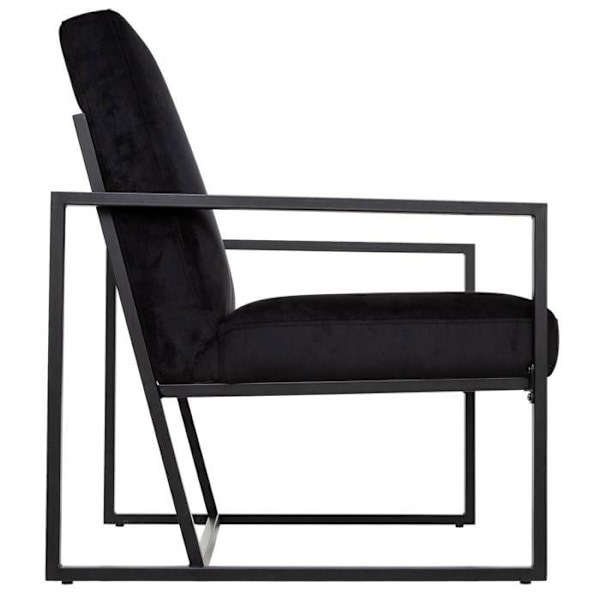 Atmosphera - Moderne Sæde i Sort Velour