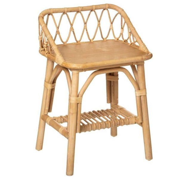 Nattduksbord barn - rotting H56 cm - Beige - Atmosphera inredningsdesigner naturligt trä
