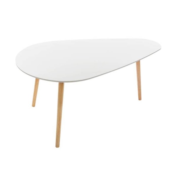 Hvide Mileo S og M caféborde - ATMOSPHERA - Finér - Moderne design Vit