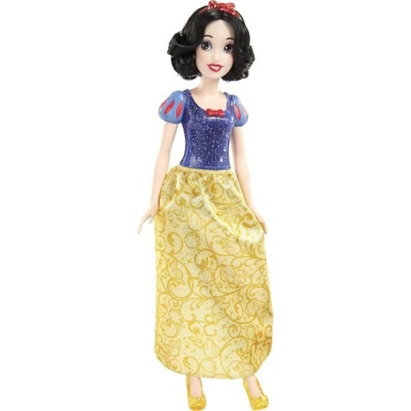 Snehvide Dukke 29 cm, Mattel Disney Princess Dukkedressing, tilbehør HLW08 Flerfärgad