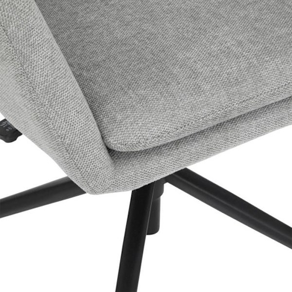 Kontorstol - ATMOSPHERA - Grå - Stof - Højdejusterbar - Moderne design grå