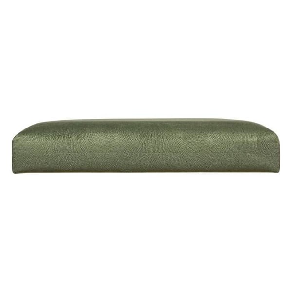 Fällbar dubbelpuff "Lilou" i sammet 76x38cm olivgrön - Olivgrön - Atmosphera inredningsdesigner Grön khaki