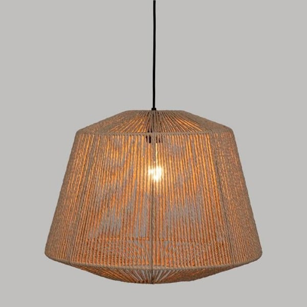 Lysestand - ATMOSPHERA - Beige Snor - D 48 cm - E27 - Justerbar højde