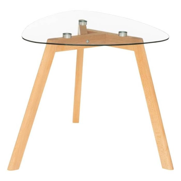 Atmosphera - Sæt af 2 Stablestole i Tempereret Glas og Bøg i Beige