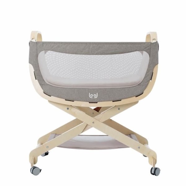 Trästöd för LOOL babyvagga - AMAZONAS - LOOL - Beige - Baby - 94 x 58 x 61,5 cm Beige