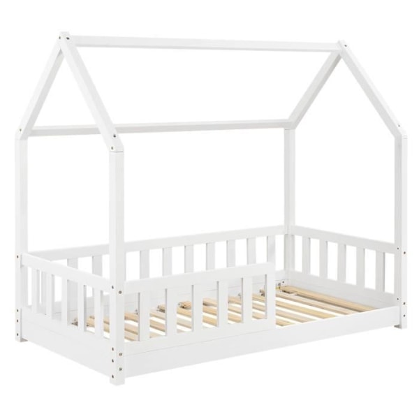 Lit Cabane - LAÏBA KIDS - Oasis af Drømme - 90x190 cm - Hvid - Barn Vit