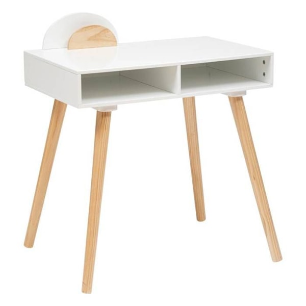 Bureau i trä L87cm vit - Vit - Atmosphera inredningsdesigner Vit