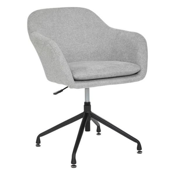 Kontorstol - ATMOSPHERA - Grå - Stof - Højdejusterbar - Moderne design grå