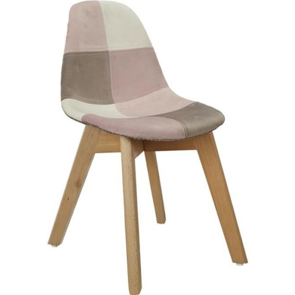 Chaise patchwork barn Leonie Rose Home Deco Kids Rosa