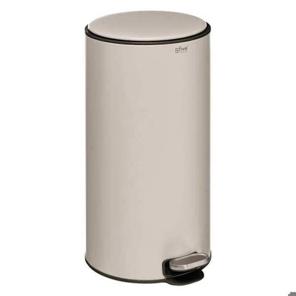 5five - soptunna "delta" 30l metall lera Gul
