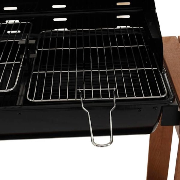 Grill charon "Azur pro" i træ - Neka - Sort Svart