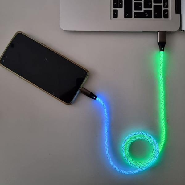 Glödande Mobilkabel (100 CM) - USB-C