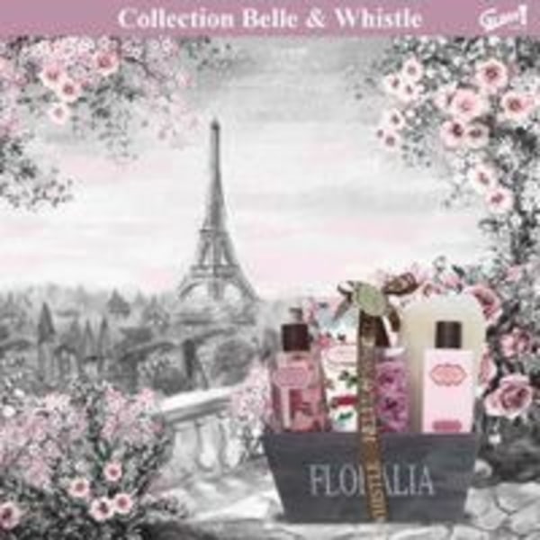 Gaveæske - Gloss - Badeæske i træ - Duft af rose - 8 dele - Unisex