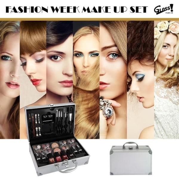 Makeup taske - Grey Secret Agent - Collection Grey Secret Agent - Grå Grå