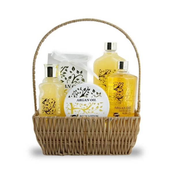 Gaveæske - GLOSS - Gourmetbad med arganolie - 5 stykker - Unisex - Voksen