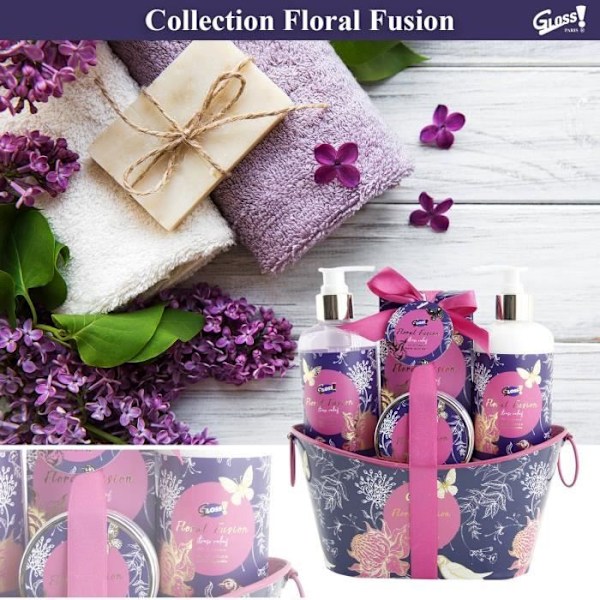 Coffret til skønhedspleje & bad - Lilje & freesia - Floral Fusion-kollektion - GLOSS - Kvinde