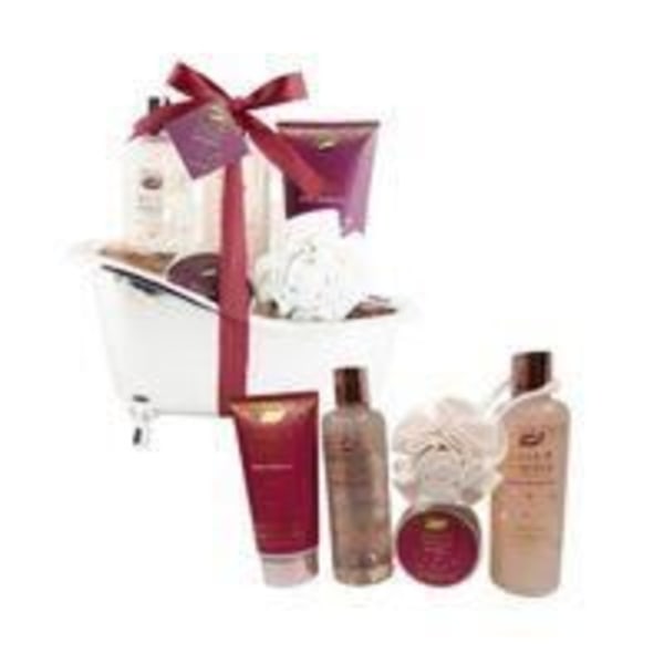 Badrumsset - GLOSS - Rosa kopparbadkar - Återanvändbar - Duschgel - Badsalt ROSA