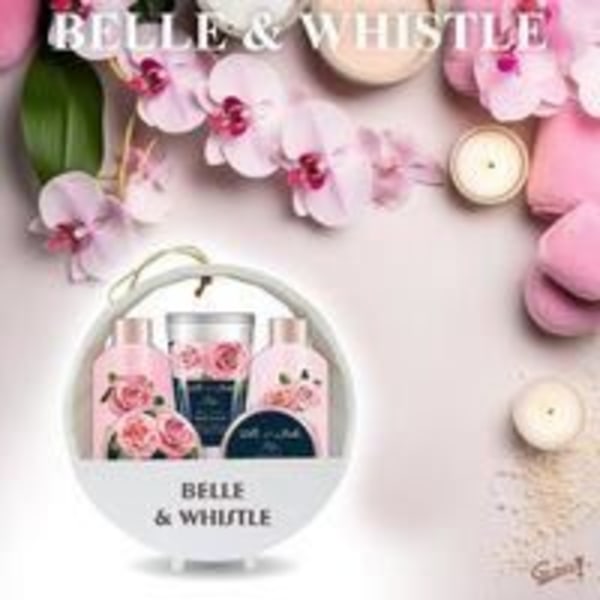 Kylpysetti - Belle & Whistle Spring - Puu - 5kpl