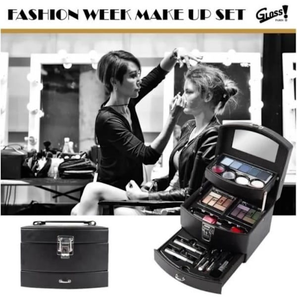 Mallette de Maquillage - Modele de Mode - 32 Stk