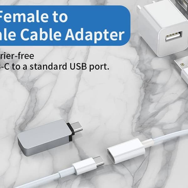 USB C hona till USB hane-adapter (3-pack), Typ C till USB A