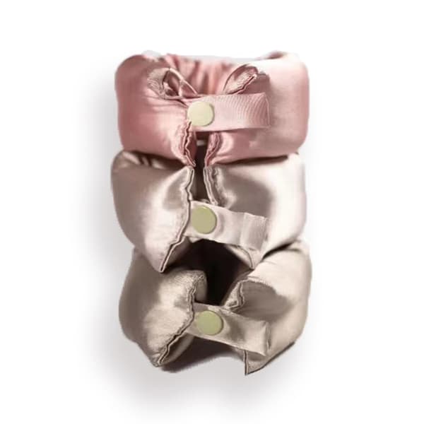 Hårruller uden varme, dovne hårruller, varmefri krøllerod, pink Beige