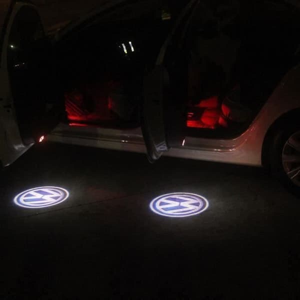 4 stk. LED Bil Dør Laser Projektor Logo Ghost Shadow Lampe For VW Golf EOS Tiguan