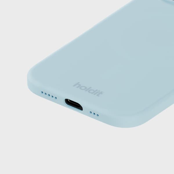kompatibel holdt iPhone 16 mobildeksel silikon mineralblå 47