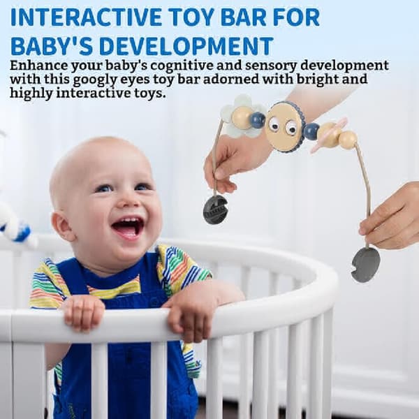 Babysitter Leke Bøyle - Googly Eyes Vogn Leke Bøyle