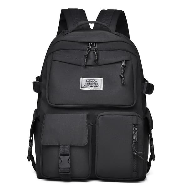 Tote Skolväska Tutorial Väska svart black