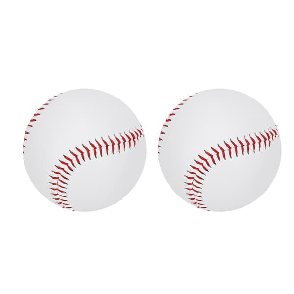 2 stk PU Elastisk Blød Fyldning Træning Holdbar Baseball Batting Trænings Softball Legering Bat HitSoft Baseball