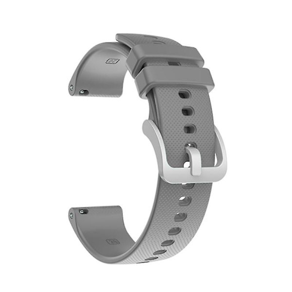 pc Klockarmband för Garmin Venu Sq Silikon Silver Spänne Rem för Garmin Vivomove3 Ersättning-WELLNGS Light gray