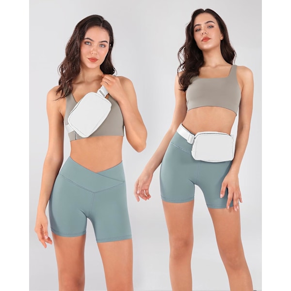 Unisex Mini Magväska med Justerbar Rem Liten Midjeväska, ZQKLA
