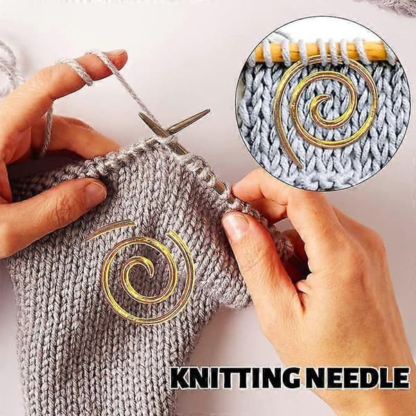 Strikkepinde i rustfrit stål