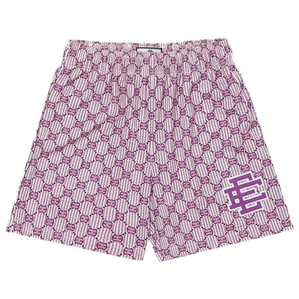 Herr sommar Eric Eman Ee Basic Mesh Shorts Klassiska blommiga tryckta gymshorts strandshorts W17 L_yux