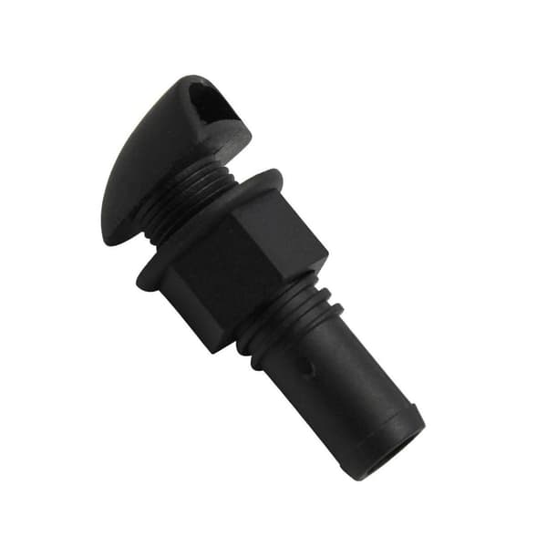 1/2/3/5 Støbt sort nylon brændstoftankventil til 5/8 slange. 1Set