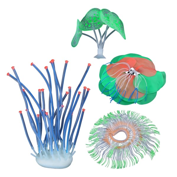 Akvarielandskab Kunstig Plante Fluorescens til Akvarier Terrarium