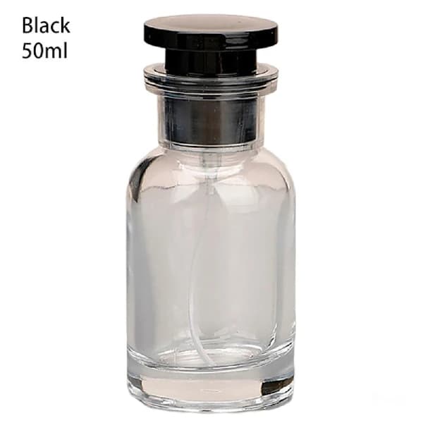 1 st Parfym Påfyllningssprayflaska Svart 50ML