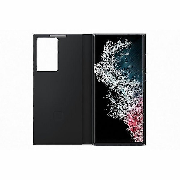 Officiellt Samsung Galaxy S22 Ultra 5G Clear View Fodral - Svart